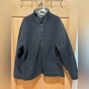 Maxxsel Outerwear Men’s Sherpa Lined Polar Fleece Jacket Black Size XL